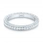 14k White Gold 14k White Gold Custom Eternity Diamond Wedding Band - Flat View -  103304 - Thumbnail