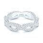  Platinum Platinum Custom Eternity Diamond Wedding Band - Flat View -  103587 - Thumbnail