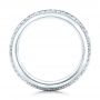  Platinum Custom Eternity Diamond Wedding Band - Front View -  102058 - Thumbnail