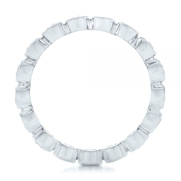  Platinum Platinum Custom Eternity Diamond Wedding Band - Front View -  102791