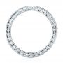  Platinum Platinum Custom Eternity Diamond Wedding Band - Front View -  103304 - Thumbnail