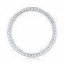  Platinum Platinum Custom Eternity Diamond Wedding Band - Front View -  103337 - Thumbnail