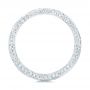  Platinum Platinum Custom Eternity Diamond Wedding Band - Front View -  103587 - Thumbnail