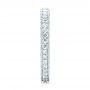  Platinum Platinum Custom Eternity Diamond Wedding Band - Side View -  103304 - Thumbnail