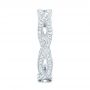  Platinum Platinum Custom Eternity Diamond Wedding Band - Side View -  103587 - Thumbnail