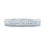  Platinum Platinum Custom Eternity Diamond Wedding Band - Top View -  102280 - Thumbnail