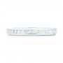 18k White Gold 18k White Gold Custom Eternity Diamond Wedding Band - Top View -  102997 - Thumbnail