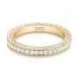 14k Yellow Gold 14k Yellow Gold Custom Eternity Diamond Wedding Band - Flat View -  103304 - Thumbnail