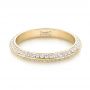 14k Yellow Gold 14k Yellow Gold Custom Eternity Diamond Wedding Band - Flat View -  103337 - Thumbnail