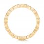 14k Yellow Gold 14k Yellow Gold Custom Eternity Diamond Wedding Band - Front View -  102754 - Thumbnail