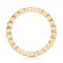 18k Yellow Gold 18k Yellow Gold Custom Eternity Diamond Wedding Band - Front View -  103152 - Thumbnail