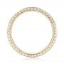 14k Yellow Gold 14k Yellow Gold Custom Eternity Diamond Wedding Band - Front View -  103337 - Thumbnail