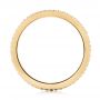 18k Yellow Gold 18k Yellow Gold Custom Eternity Diamond Wedding Band - Front View -  103479 - Thumbnail