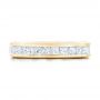 18k Yellow Gold 18k Yellow Gold Custom Eternity Diamond Wedding Band - Top View -  102734 - Thumbnail