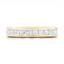 14k Yellow Gold 14k Yellow Gold Custom Eternity Diamond Wedding Band - Top View -  102734 - Thumbnail