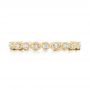 14k Yellow Gold 14k Yellow Gold Custom Eternity Diamond Wedding Band - Top View -  102754 - Thumbnail