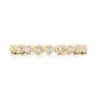 14k Yellow Gold 14k Yellow Gold Custom Eternity Diamond Wedding Band - Top View -  102754 - Thumbnail