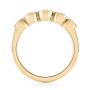 18k Yellow Gold 18k Yellow Gold Custom Five Stone Diamond Anniversary Band - Front View -  104828 - Thumbnail