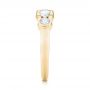 18k Yellow Gold 18k Yellow Gold Custom Five Stone Diamond Anniversary Band - Side View -  104828 - Thumbnail