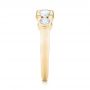 18k Yellow Gold 18k Yellow Gold Custom Five Stone Diamond Anniversary Band - Side View -  104828 - Thumbnail