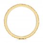 18k Yellow Gold 18k Yellow Gold Custom Floral Engraved Wedding Band - Front View -  104206 - Thumbnail