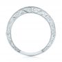  Platinum Platinum Custom Hand Engraved Filigree Wedding Band - Front View -  103341 - Thumbnail