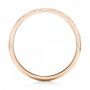 18k Rose Gold 18k Rose Gold Custom Hand Engraved Wedding Band - Front View -  103011 - Thumbnail