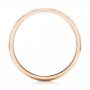 14k Rose Gold 14k Rose Gold Custom Hand Engraved Wedding Band - Front View -  103011 - Thumbnail