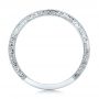  Platinum Platinum Custom Hand Engraved Wedding Band - Front View -  101225 - Thumbnail