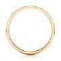 18k Yellow Gold 18k Yellow Gold Custom Hand Engraved Wedding Band - Front View -  103011 - Thumbnail