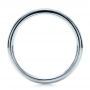  Platinum Custom Hand Engraved Wedding Ring - Front View -  1269 - Thumbnail
