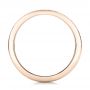 14k Rose Gold 14k Rose Gold Custom Hand Engraved Diamond Wedding Band - Front View -  101423 - Thumbnail