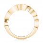 18k Yellow Gold 18k Yellow Gold Custom Jacket Style Diamond Wedding Band - Front View -  102921 - Thumbnail