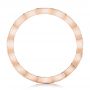 14k Rose Gold 14k Rose Gold Custom Marquise Diamond Eternity Wedding Band - Front View -  102287 - Thumbnail