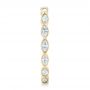 14k Yellow Gold 14k Yellow Gold Custom Marquise Diamond Eternity Wedding Band - Side View -  102287 - Thumbnail