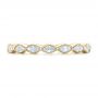 14k Yellow Gold 14k Yellow Gold Custom Marquise Diamond Eternity Wedding Band - Top View -  102287 - Thumbnail
