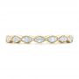 18k Yellow Gold 18k Yellow Gold Custom Marquise Diamond Eternity Wedding Band - Top View -  102287 - Thumbnail