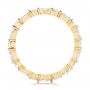 14k Yellow Gold 14k Yellow Gold Custom Marquise And Round Diamond Eternity Wedding Band - Front View -  105700 - Thumbnail