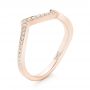 14k Rose Gold Custom Matching Diamond Wedding Band
