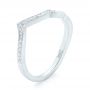 Custom Wrapped Three-stone Diamond Engagement Ring