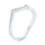  Platinum Platinum Custom Matching Diamond Wedding Band - Three-Quarter View -  102879 - Thumbnail