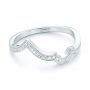  Platinum Platinum Custom Matching Diamond Wedding Band - Flat View -  102867 - Thumbnail