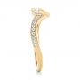 18k Yellow Gold 18k Yellow Gold Custom Matching Diamond Wedding Band - Side View -  102879 - Thumbnail