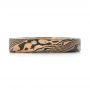 Custom Mokume Women's Wedding Band - Top View -  103376 - Thumbnail