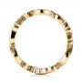 18k Yellow Gold 18k Yellow Gold Custom Organic Diamond Eternity Band - Front View -  101470 - Thumbnail