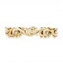 18k Yellow Gold 18k Yellow Gold Custom Organic Diamond Eternity Band - Top View -  101221 - Thumbnail