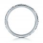 Custom Pattern Diamond Pave Engagement Band - Front View -  1137 - Thumbnail