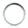 18k White Gold Custom Pave Diamond Ring - Front View -  1171 - Thumbnail