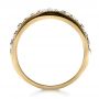 18k Yellow Gold 18k Yellow Gold Custom Pave Diamond Ring - Front View -  1171 - Thumbnail