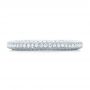  Platinum Custom Pave Diamond Wedding Band - Top View -  102455 - Thumbnail